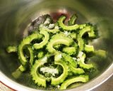 甘じょっぱいゴーヤチップス作り方3写真