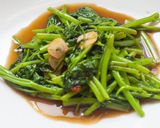 かんたん調理 空芯菜のニンニク油炒め作り方5写真