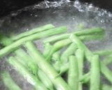 いんげんとサラダ菜のグリーンサラダ作り方2写真