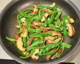 超簡単♡椎茸とピーマンの醤油マヨ炒め♪作り方2写真