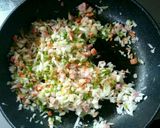 ☆野菜たっぷり彩りチャーハン☆作り方6写真