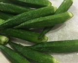 簡単！オクラとサラダチキンの和えもの作り方1写真