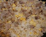 豚肉とレタスのカルシウム翡翠チャーハン作り方5写真