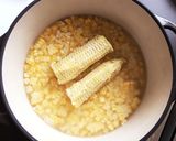 バーミキュラで『とうもろこしご飯』作り方3写真