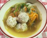 ミネラルたっぷり！肉だんご入り野菜スープ作り方5写真