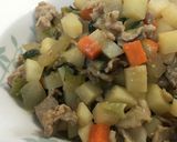 どっさり野菜と豚肉の味噌ポン酢炒め作り方5写真