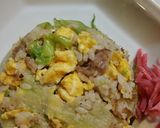レタスと卵とチャーシューのチャーハン★☆作り方6写真