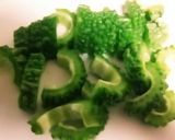 ゴーヤの揚げ焼き☆作り方1写真
