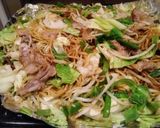洗物ナシ簡単ヘルシーオーブンde焼きそば作り方5写真