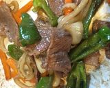 牛肉野菜の甘味噌炒め☆BBQ食材リメイク作り方3写真
