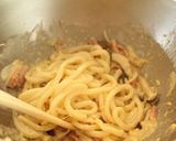 ランチにピッタリ☆うどんカルボナーラ作り方5写真