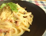 ランチにピッタリ☆うどんカルボナーラ作り方6写真