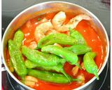 殻つき海老とししとうのトマトカレー♪作り方12写真