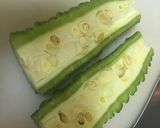 下処理で苦くない★ゴーヤの塩昆布和え作り方1写真