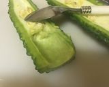下処理で苦くない★ゴーヤの塩昆布和え作り方2写真