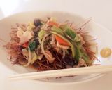 【簡単アレンジ】素麺で…海鮮皿うどん！作り方4写真