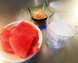 スイカジュース 〔スイカスムージー〕作り方1写真