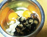 ひじき煮が余った時の玉子焼き♪作り方1写真