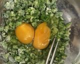 【小麦粉不使用】オクラのお好み焼き作り方5写真