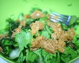 おかひじき、レタス、なめ茸の和え物作り方3写真