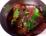 一夜ヅケのせ☆卵ご飯作り方1写真