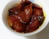 一夜ヅケのせ☆卵ご飯作り方3写真