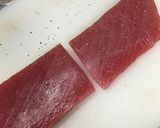炙りマグロとたっぷり野菜のサラダ作り方2写真