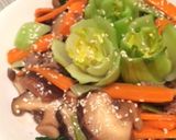 まるでお花畑♪チンゲン菜の中華あんかけ作り方5写真