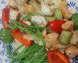 鮪おくら雌株丼（血管ダイエット食873）作り方4写真