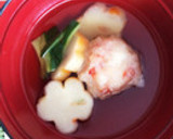 料亭風♪　海老しんじょうのお吸い物作り方13写真