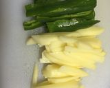 簡単！じゃが芋とピーマンのカレーきんぴら作り方1写真