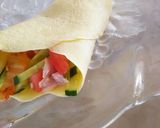 簡単 ヘルシーもちもち野菜クレープ！作り方2写真