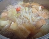 優しい味❢ 鶏もも、大根、厚揚げの煮物作り方5写真
