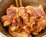 豚バラ＆肩ロースのにんにく味噌焼き丼。作り方2写真