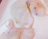 【主菜】真鯛のムニエルカレー風味作り方1写真