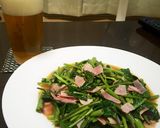 空芯菜のバタポン炒め 超簡単！ 美味しい作り方4写真