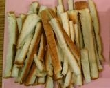 余りパン耳で☆給食の揚げパン風作り方1写真
