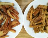 余りパン耳で☆給食の揚げパン風作り方2写真