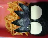 キャラ弁『バッドばつ丸　サンリオ』作り方3写真