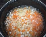 風邪のときにも♡野菜たっぷりたまご雑炊作り方1写真