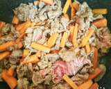 ＊とろろ昆布&牛肉の炊き込みご飯＊作り方3写真
