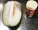 調味料は白だしのみ!豚肉と冬瓜の煮物作り方1写真