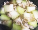 調味料は白だしのみ!豚肉と冬瓜の煮物作り方8写真