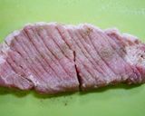 レンジで簡単ランチ！ロースカツバーガー作り方1写真