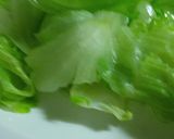 レタスのミンチ餡掛け♪レタス大量消費♡作り方7写真