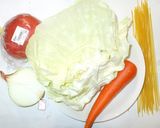 ミネストローネ♪簡単節約♪トマトパスタ入作り方1写真