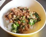 納豆オクラのネバネバ丼作り方3写真