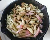 節約！スキレットできのこアヒージョ風作り方4写真
