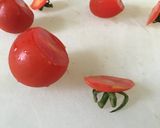 簡単!プチトマトdeグラタン風作り方1写真