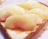 ジューシー♡甘い香り 桃トースト☆*+作り方4写真